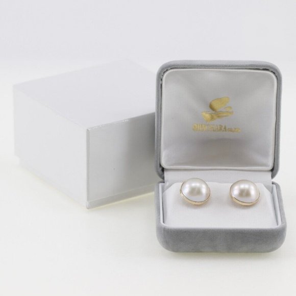 mabe shellfish earring K18 yellow gold/Pearl 5.5g Women - Picture 5 of 5